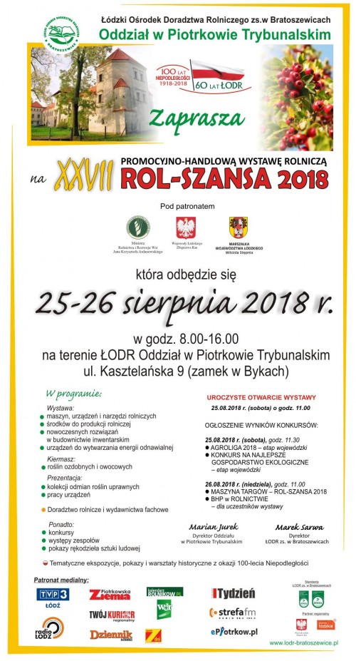 e - zaproszenie Rol - Szansa 2018